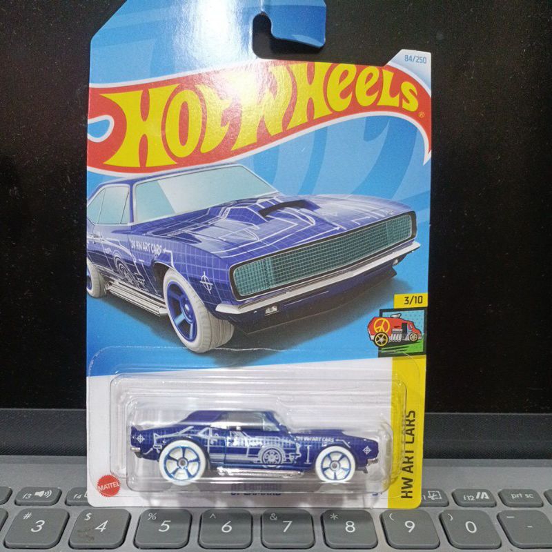 HOT WHEELS 67 CAMARO BIRU