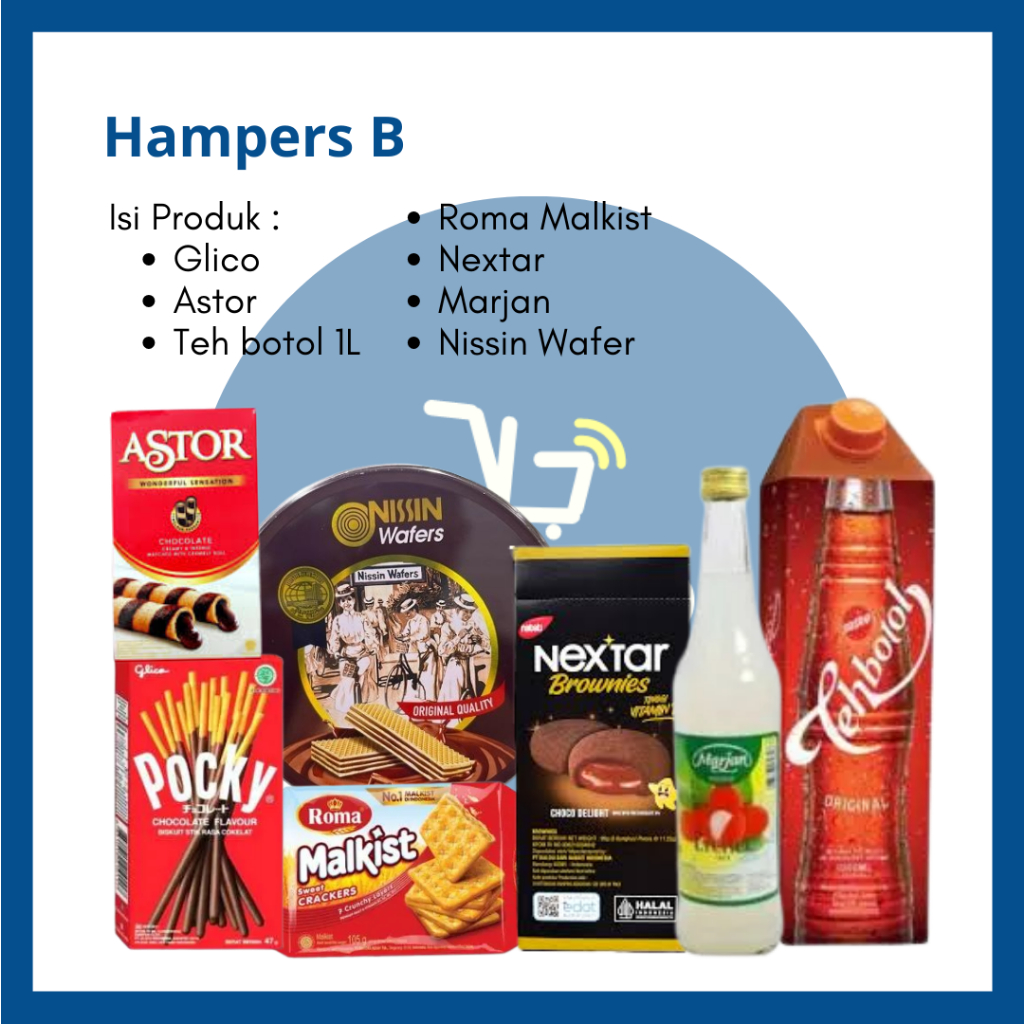 

PAKET MURAH SEMBAKO SNACK PARCEL LEBARAN HAMPERS B