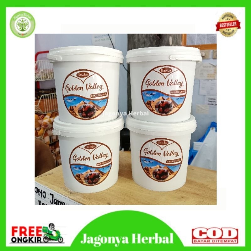 

KURMA MESIR GOLDEN VALLEY ORIGINAL 600 GR KEMASAN EMBER