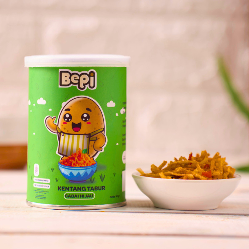 

BEPI - Kentang Mustofa 50g | Kentang Tabur Original Cabe Hijau