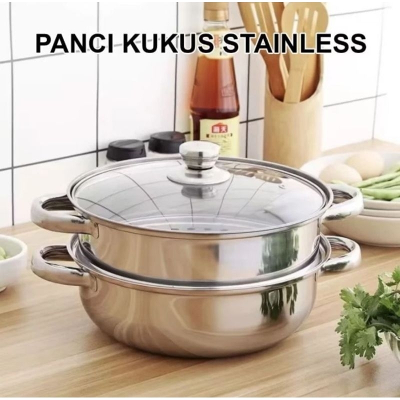 Panci Kukus Stainless , Panci Kukus 2 tingkat