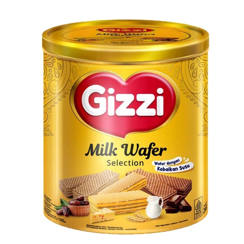 

Gizzi Milk Wafer Selection 240g