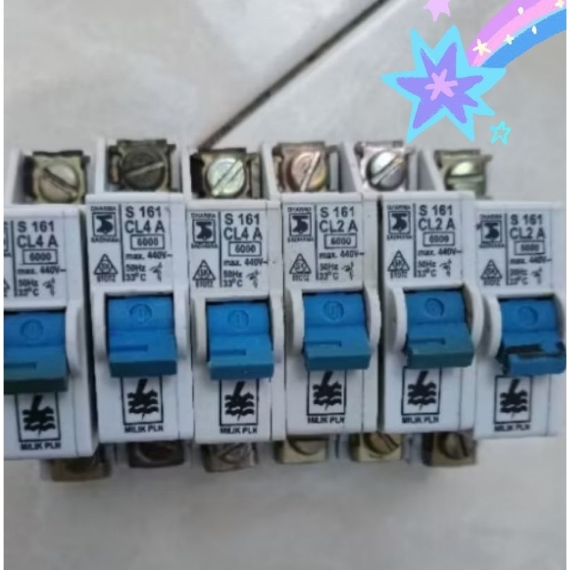 MCB PLN BBc teype s161 original dan modifikasi Amper anti jeglek bisa request