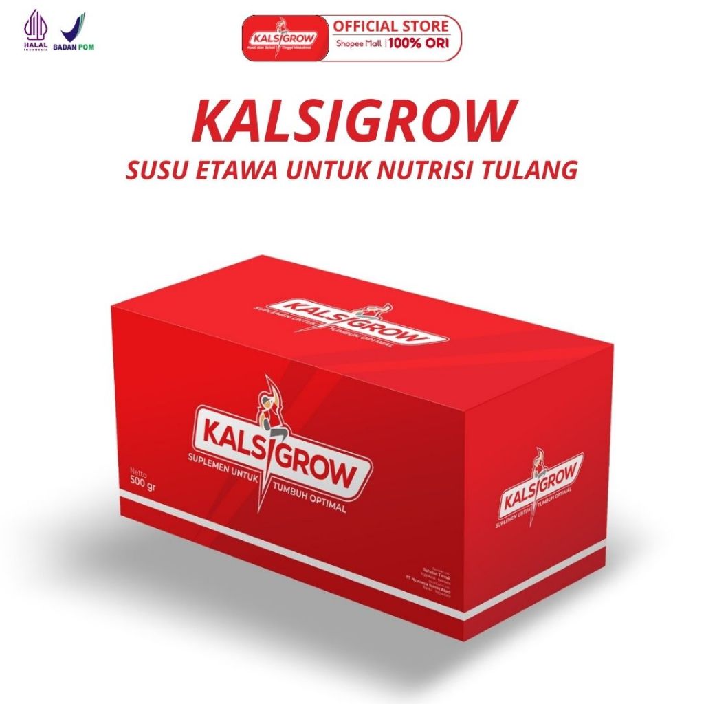 

(Kemasan box) Kalsigrow Susu Etawa Minuman Nutrisi Untuk Tulang dan Regenerasi Tulang Kemasan 6 Box