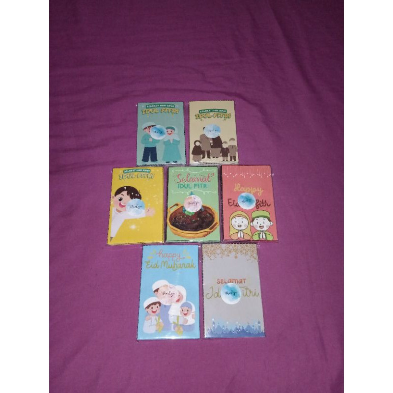 

amplop lebaran uang di lipat 1 pack isi 15