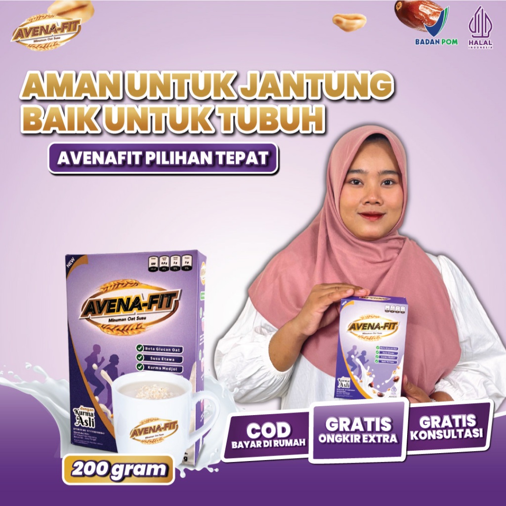 

Avena Fit - Susu Sereal Oat Bantu Turunkan Kolesterol Tinggi Dan Sehatkan Jantung