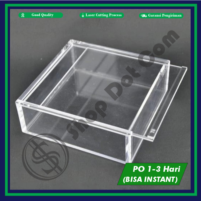 Acrylic / Akrilik 5mm Box Sliding (35cm x 25cm x 6cm)
