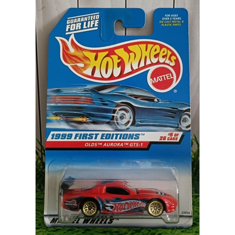 Hot Wheels Olds Aurora GTS-1 Blue Card