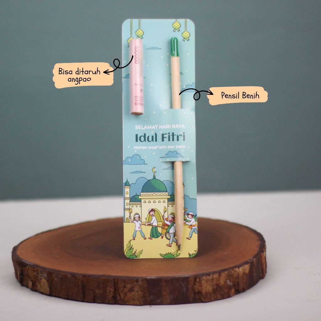 

Amplop Lebaran Unik Pensil Benih Pensil Tanam