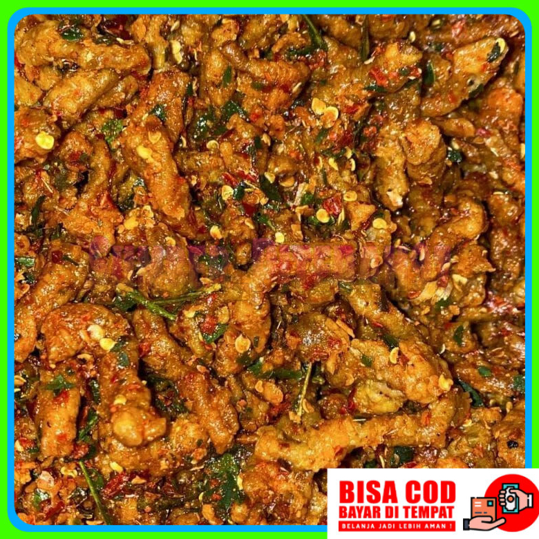 

1kg keripik usus ayam pedas daun jeruk