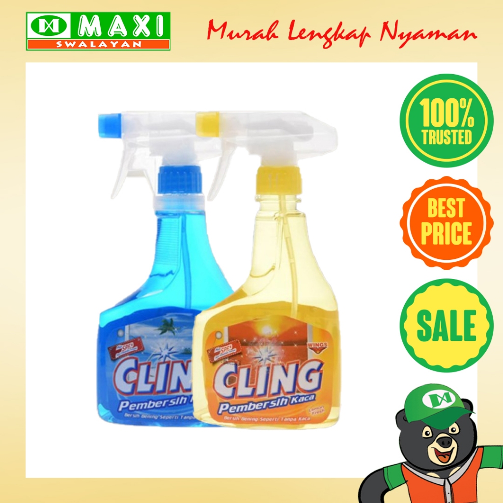 Cling Pembersih Kaca 440ml