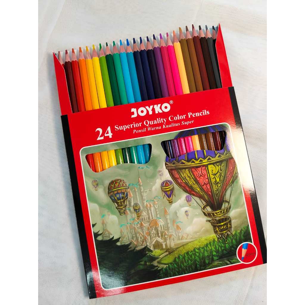 

JOYKO COLOUR PENCILS CP-101 24 WARNA / JOYKO PENSIL WARNA CP-101 24W