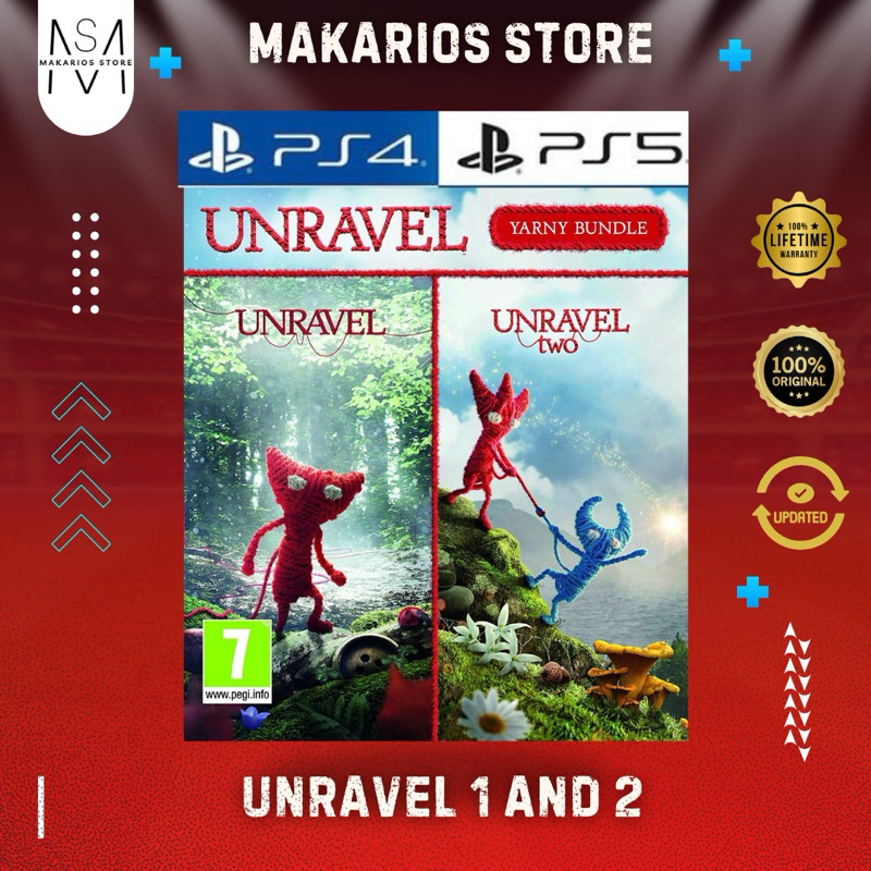 Unravel 1&2 Bundle PS 4 PS 5