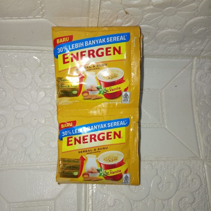 

energen sereal rasa coklat vanila kacang hijau