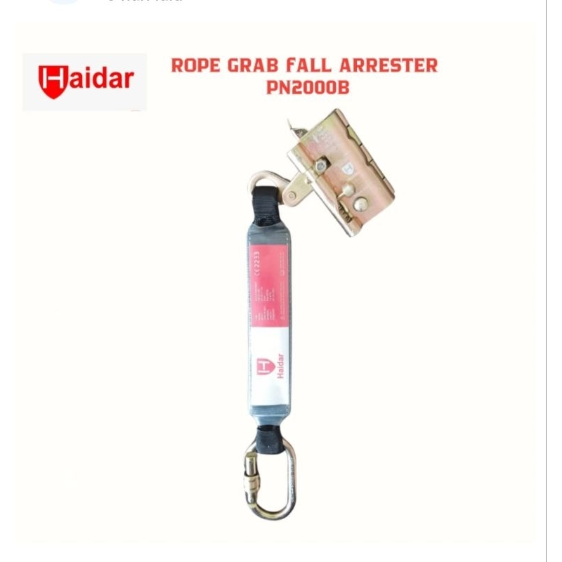 Rope Grab Fall Arrester Haidar PN200B Absorber Rope Grab Terbaru