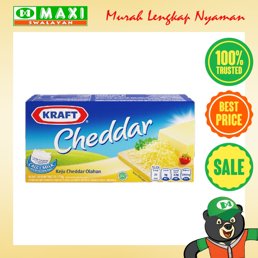 

Kraft Keju Cheddar Netto 175gr