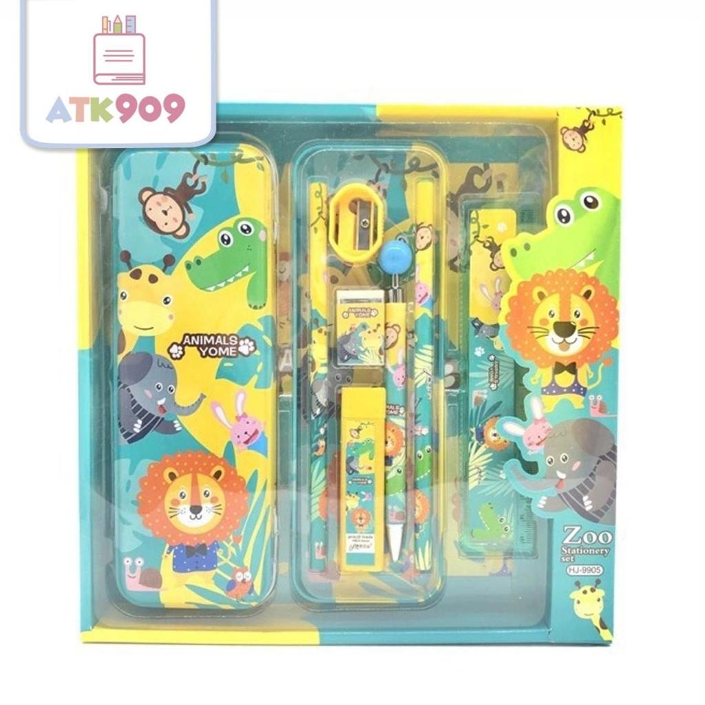 

ATK909 Study Set Alat Tulis Kotak Pensil Anak Set Souvenir Hadiah Kado Anak Stationery Hampers ultah