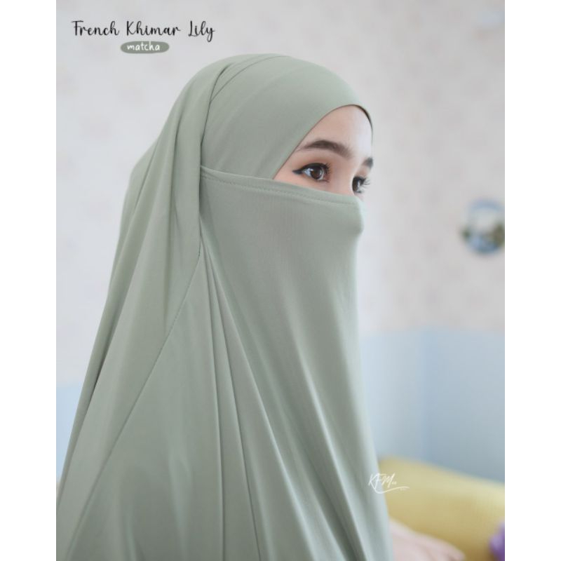French Khimar Daily Lily/ FK jersey/khimar jersey/ FK dewasa