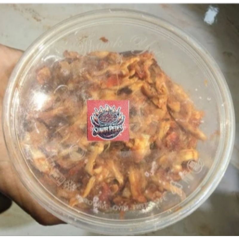 

sambel ayam suwir pedes