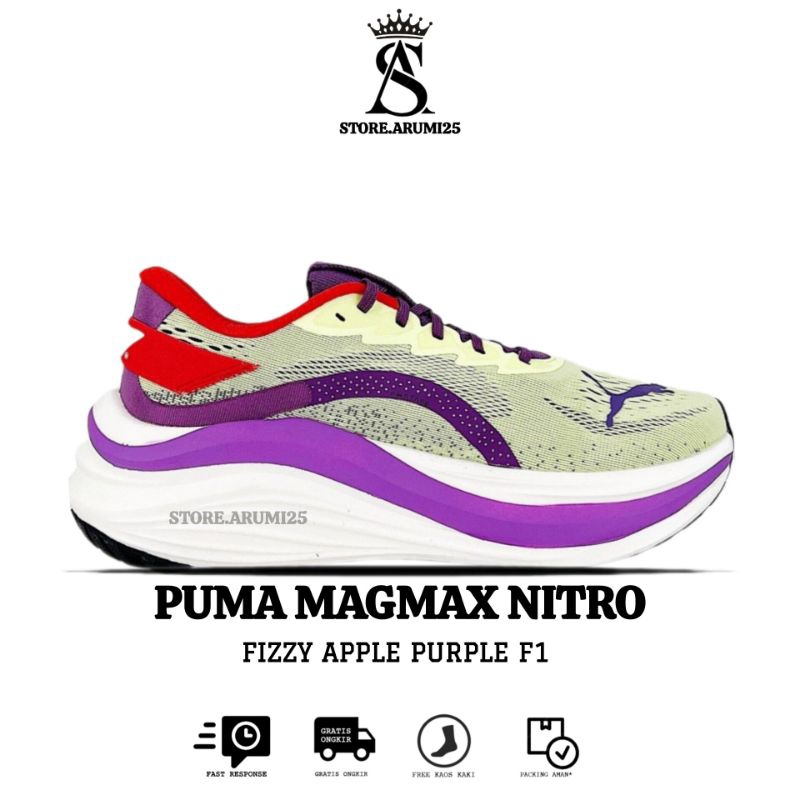 Sepatu Puma Magmax Nitro Fizzy Apple Purple