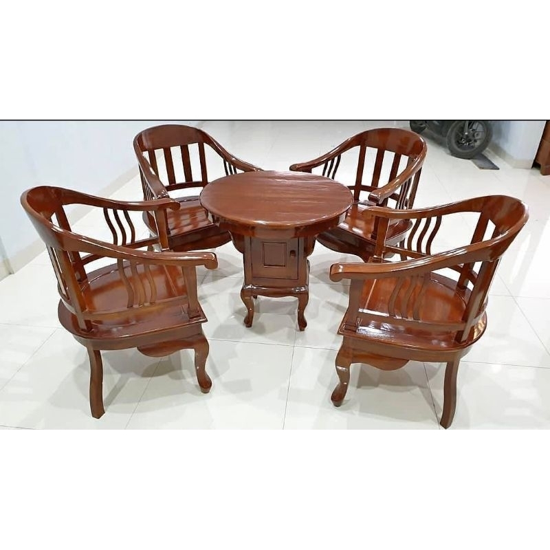 PROMO KURSI TERAS BETAWI LENONG KAYU JATI | KURSIBTERAS BETAWI LENONG KURSI TERAS BETAWI KURSI TERAS