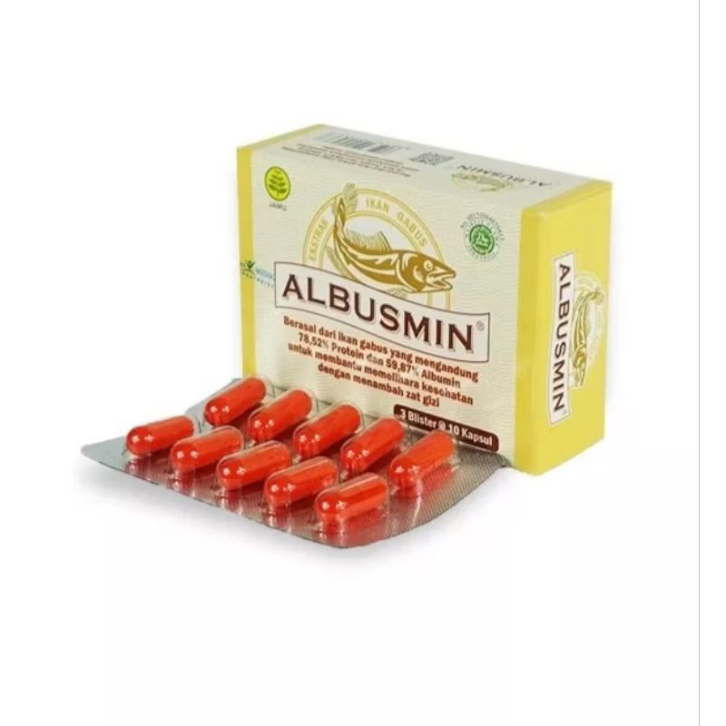 ALBUSMIN 10 KAPSUL - EKSTRAK IKAN GABUS