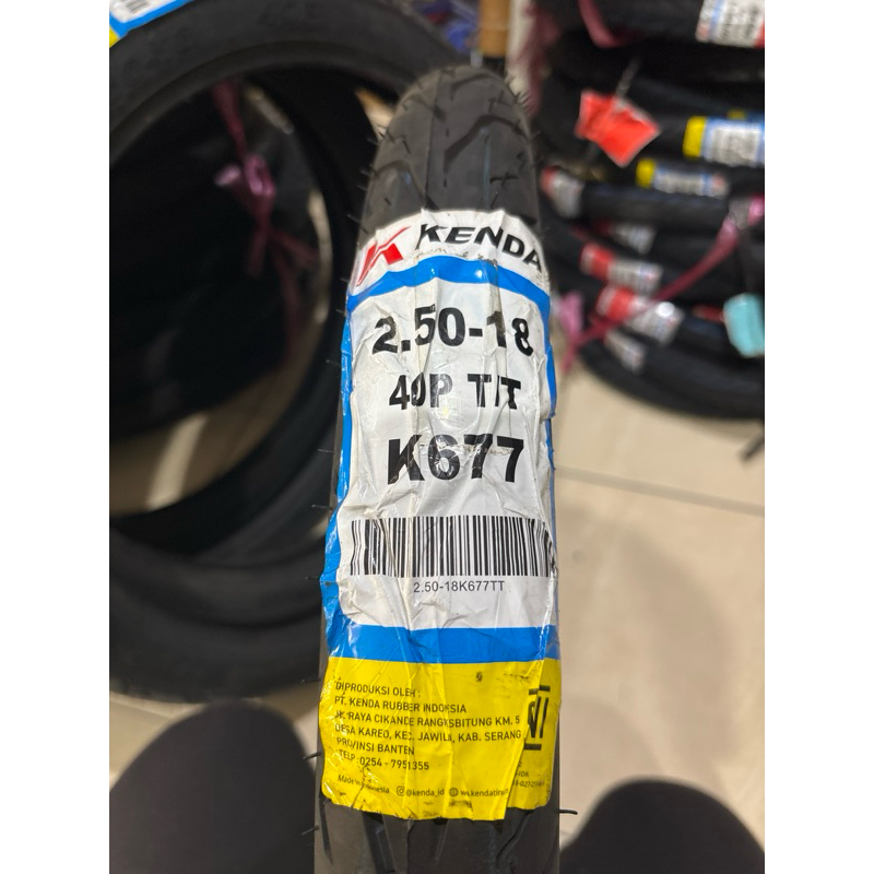 Ban Kenda 2.50 - 18 Ban cacing Ring 18 250 K677 thailook drag