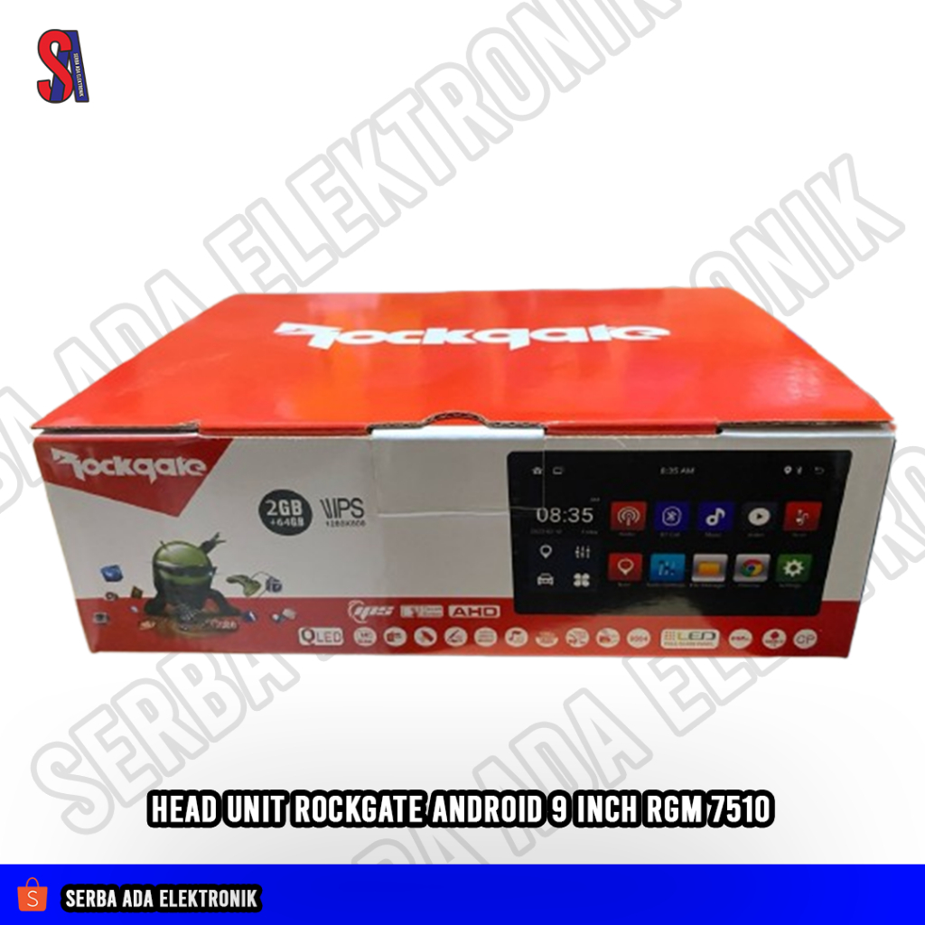 Head Unit Rockgate Android 9 Inch RGM 7510