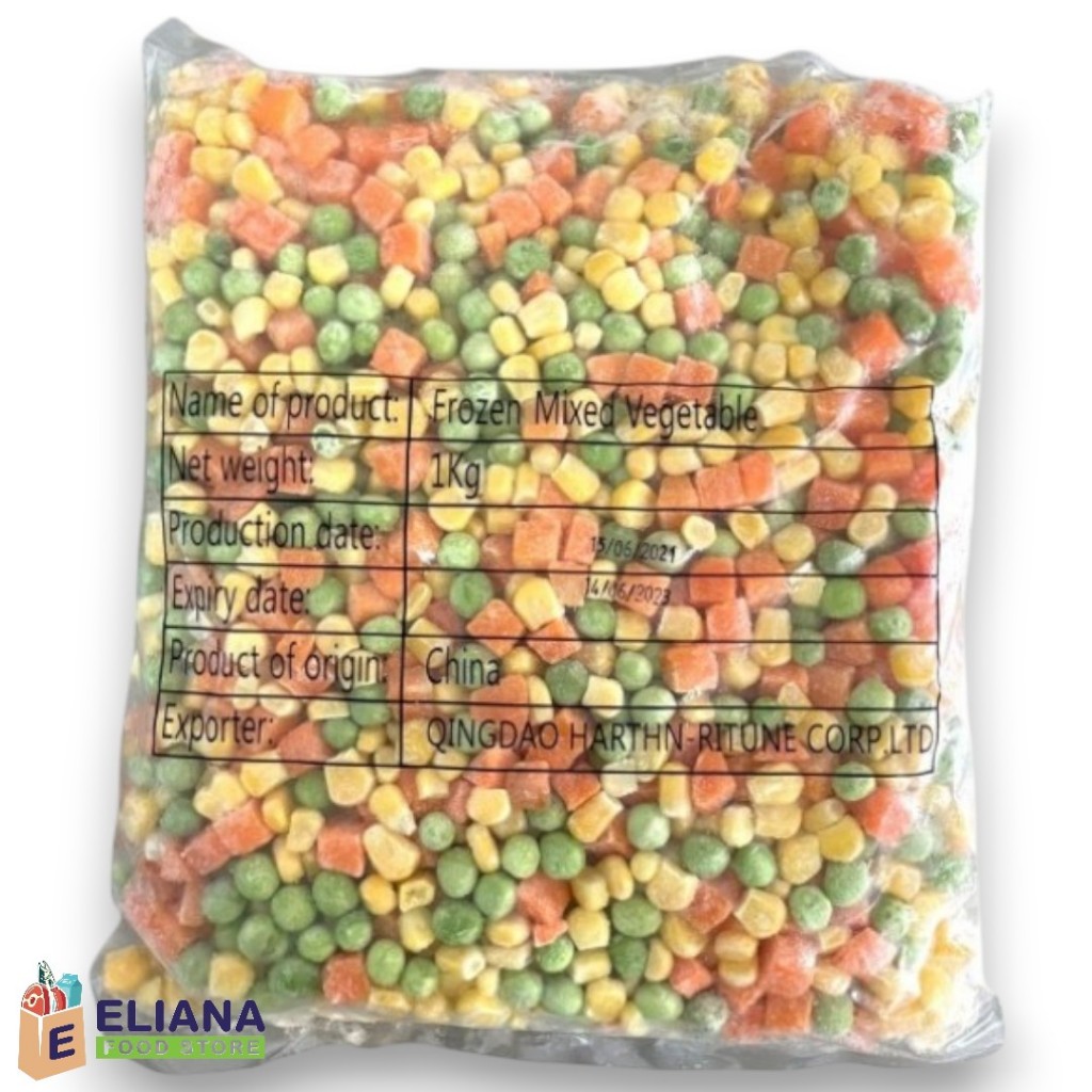 

PREMIUM RANCH HARVEST SAYUR BEKU / FROZEN MIX VEGETABLE / WORTEL JAGUNG POLONG BEKU HALAL