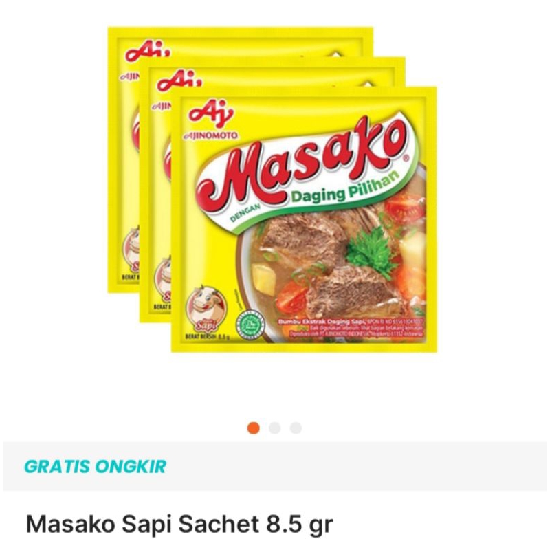 

4 renceng Masako sapi sachet 8,5gr