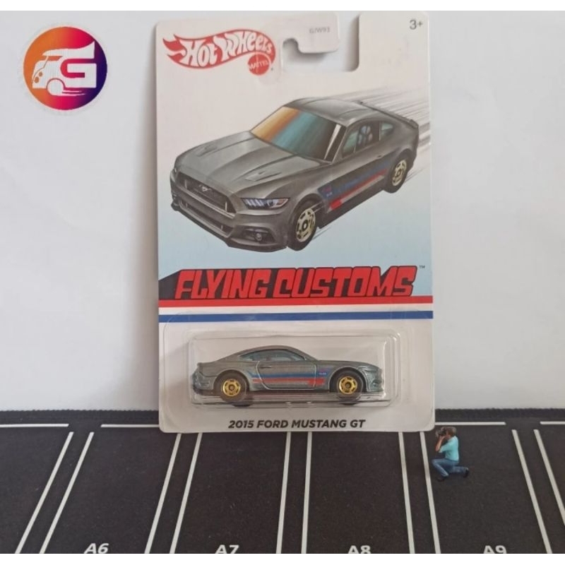 Hot wheels 2015 ford mustang GT flying custom