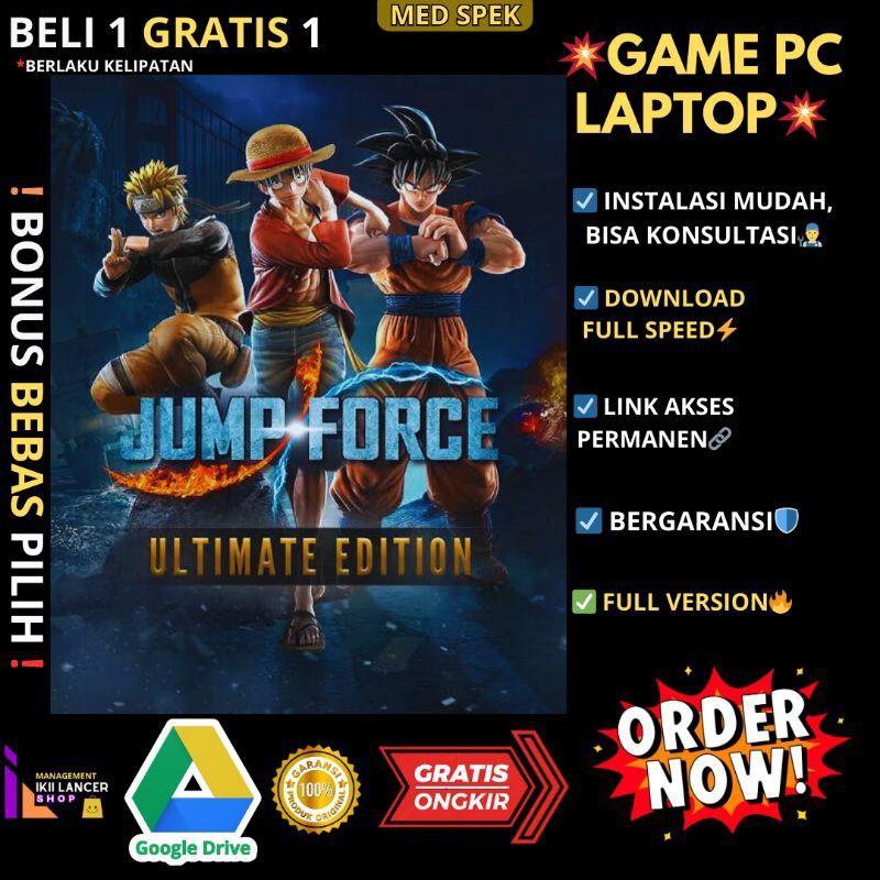 Jump Force Ultimate Edition (2019) - PC LAPTOP GAMES - ORIGINAL WINDOWS