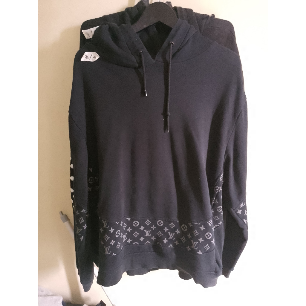 HOODIE LOUIS VUITTON BLACK UNISEX