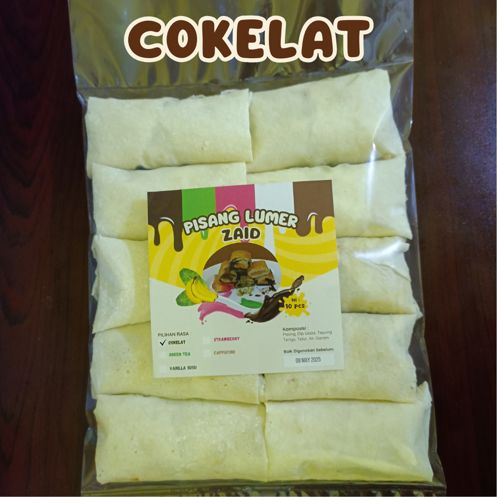 

Pisang Lumer Zaid Rasa Cokelat isi 10 pcs (520 gr)