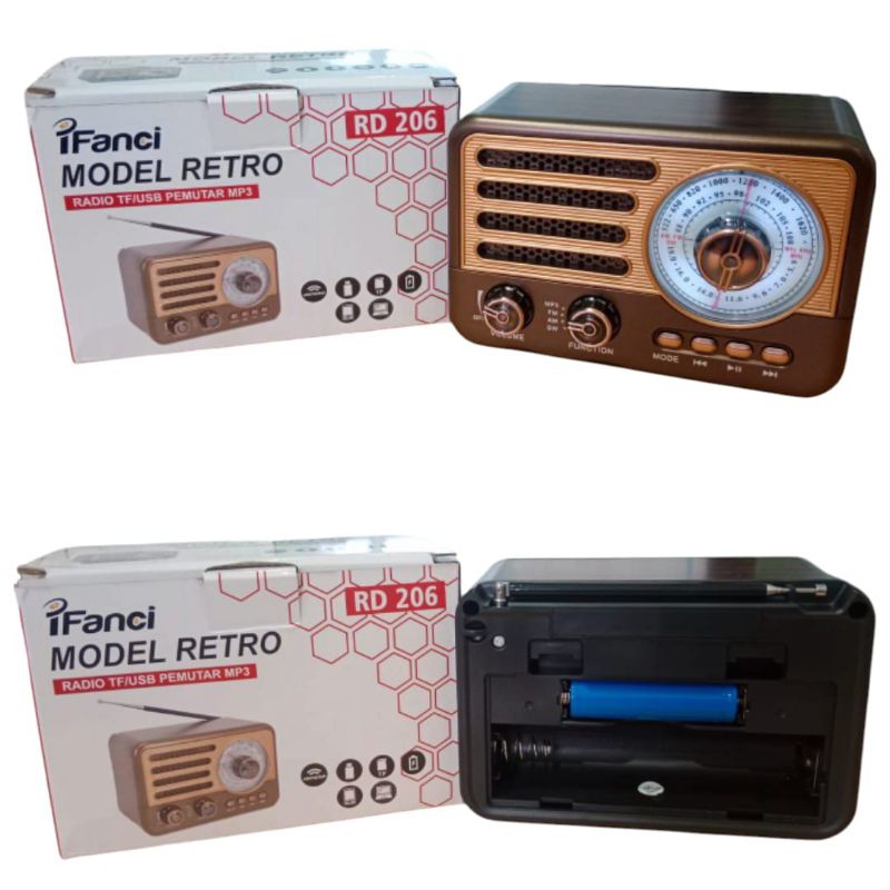 Radio USB Ifanci model RETRO RD-206