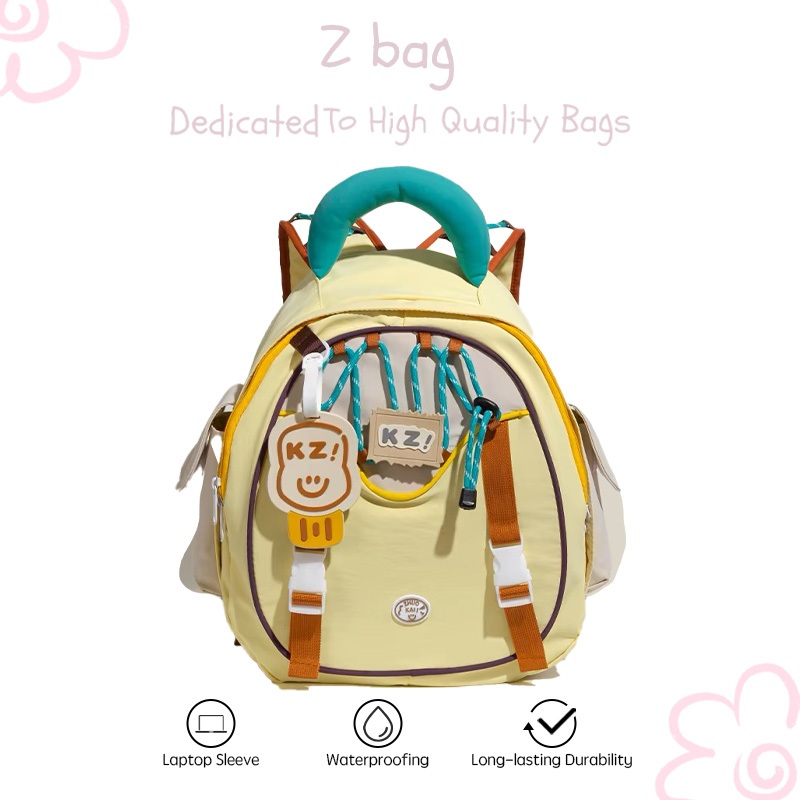 Tas Sekolah fashion tas cewek korean style Kuliah tas ransel punggung laptop lucu Wanita berkapasita