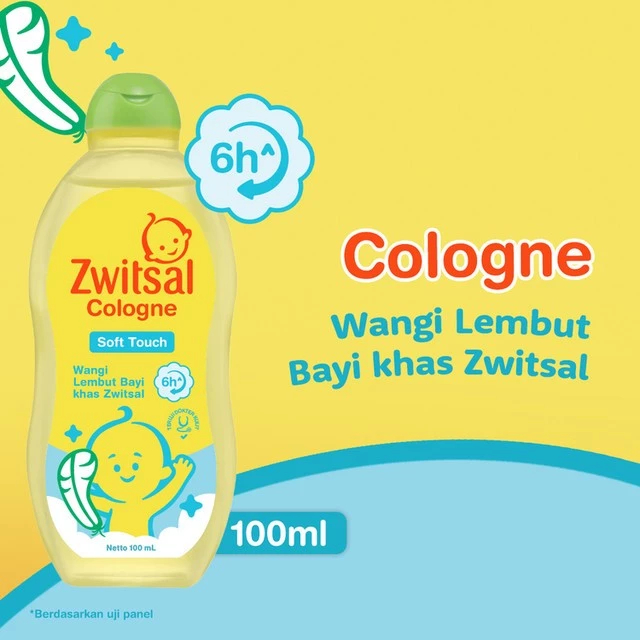 Zwitsal BABY COLOGNE SOFT TOUCH Perawatan Bayi NATURAL Cologne Anak 100ML