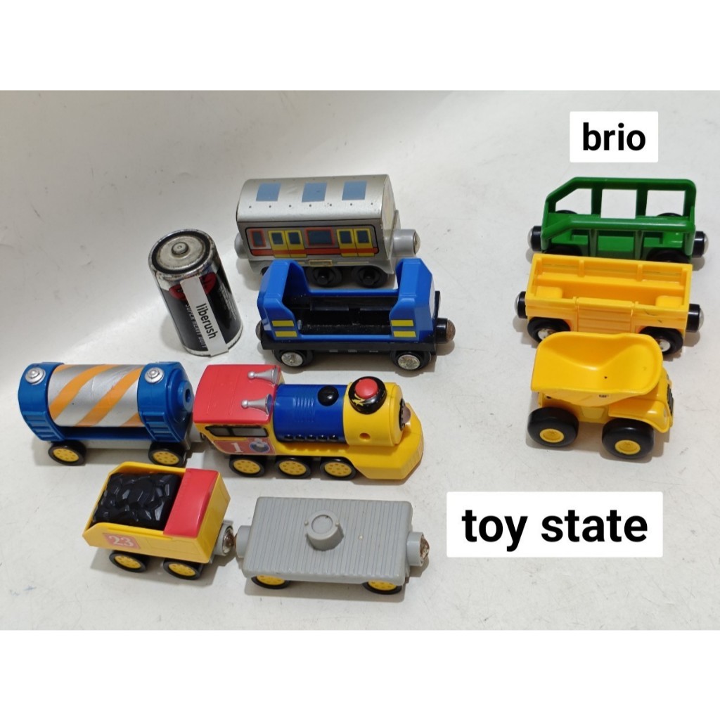 Set toy state 80375 cat preschool express train railway track plarail brio