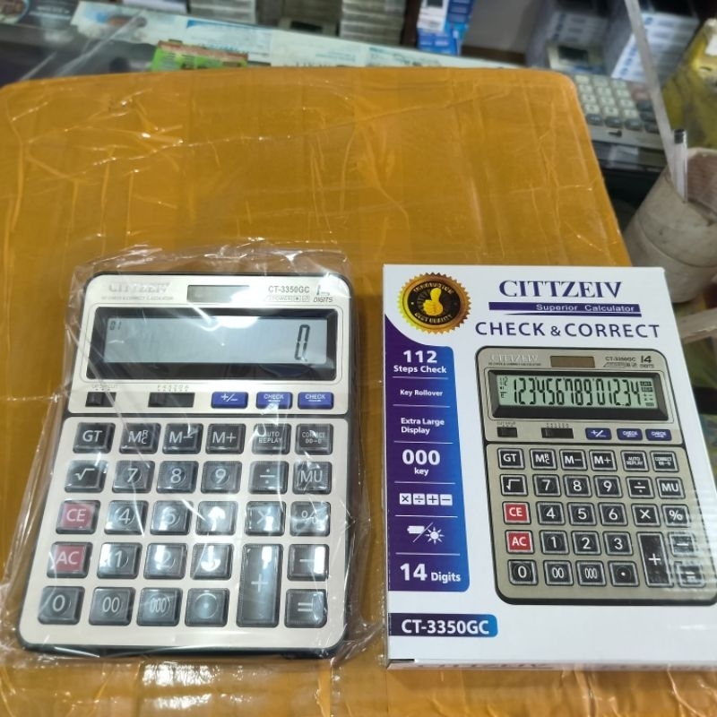 

KALKULATOR CITTZEIV CT 3350 GC, 14 DIGIT
