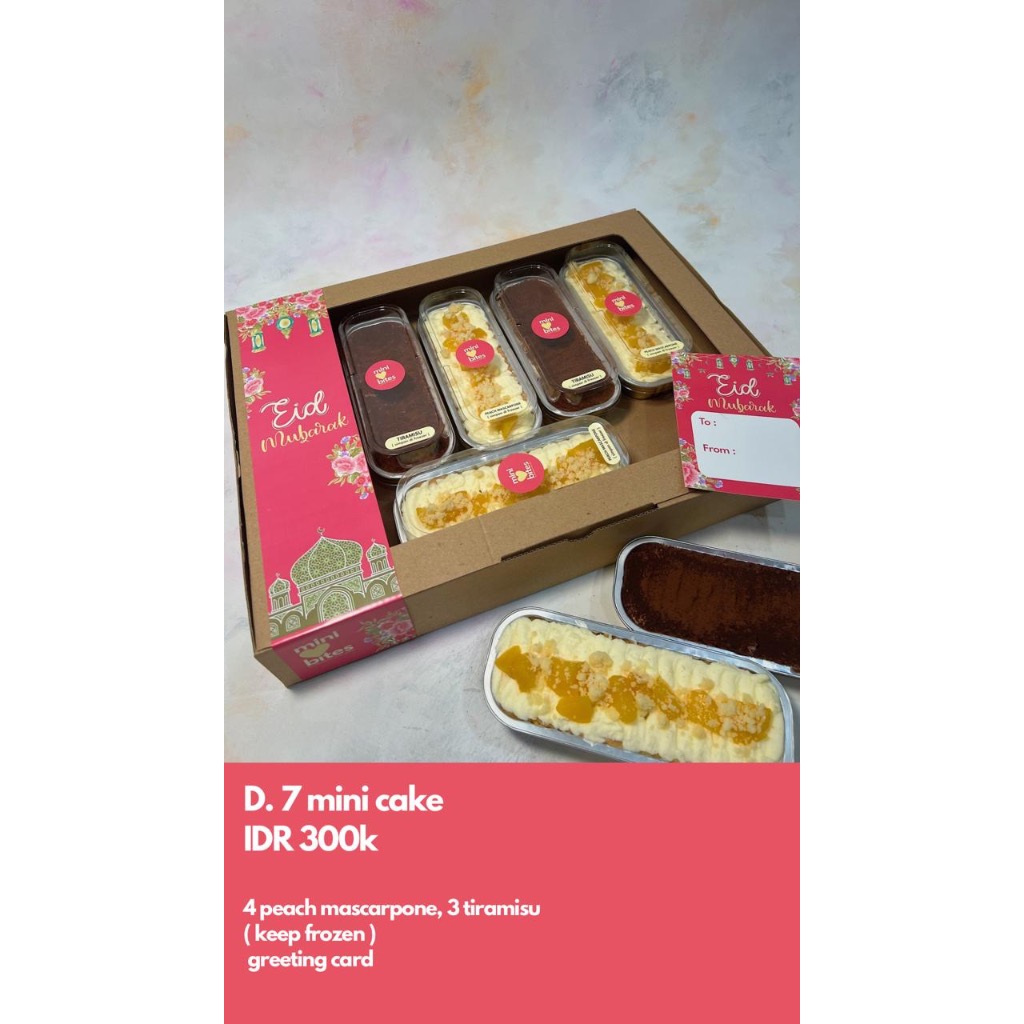 

Minilovebites Eid Mubarak - D. 7 mini cake