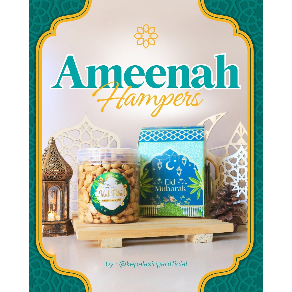 

HAMPERS LEBARAN IDUL FITRI AMEENAH | CAMILAN MAKANAN RINGAN