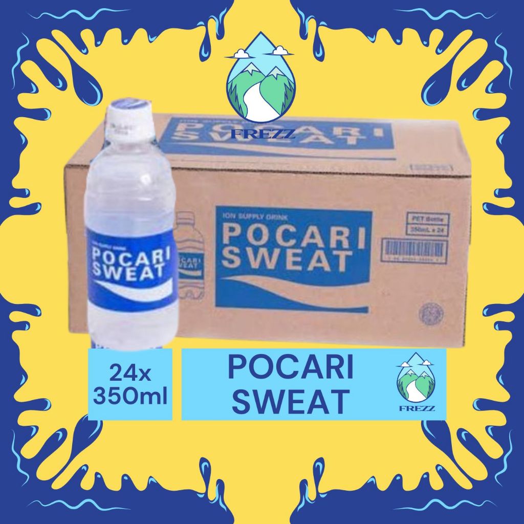 

(INSTANT) POCARI SWEAT / ION WATER Dus 350ml Isi 24 BOTOL Per Karton - READY AQUA LEMINERAL, CLEO, PRISTINE, VIT Air Minum Kemasan Botol Minuman Kardus