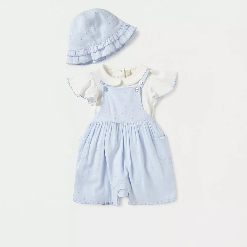BABYSH*P GIGGLES - 3in1 ROMPER T-SHIRT&BUCKET HAT 18-24m&2-3y