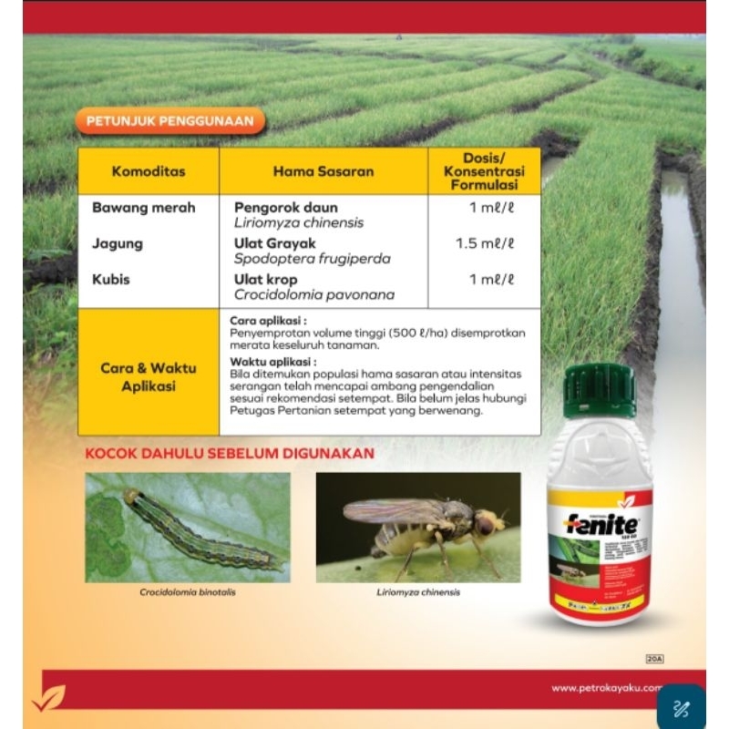 FENITE 150 OD( emamektin benzoat 75g/l; lufenuron 75g/l )