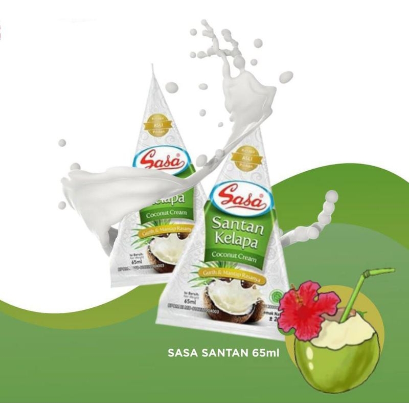 

Bundling paket isi 2pcs SASA santan kelapa 65ml