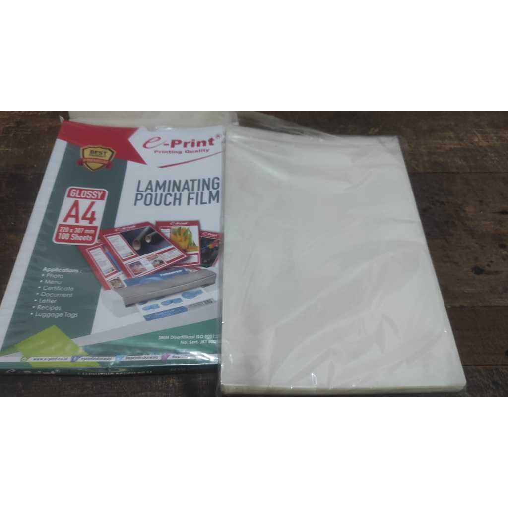 

1kotak Plastik Laminating A4