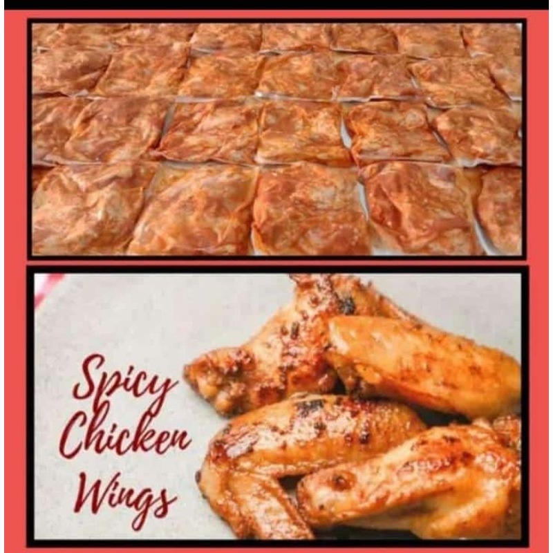 

Spicy Chicken Wings Homemade Sayap Ayam Marinasi 500gr