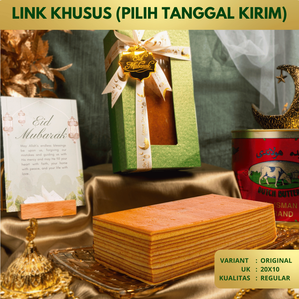 

[RAMADAN] KUE LAPIS LEGIT REGULAR ORIGINAL 20X10 | HAMPERS LEBARAN