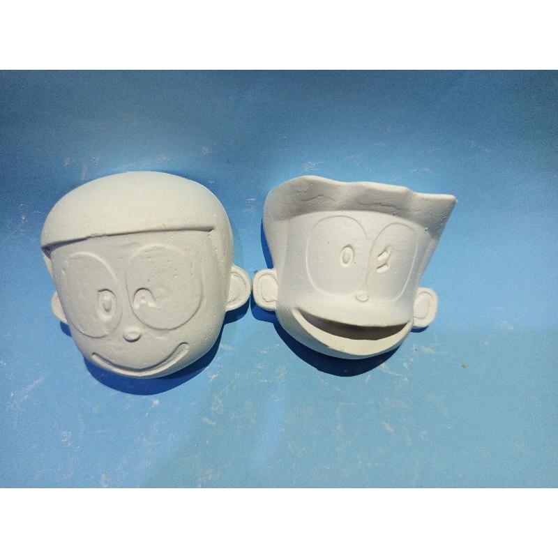 

mewarnai gypsum mainan edukasi anak tema Doraemon box kit