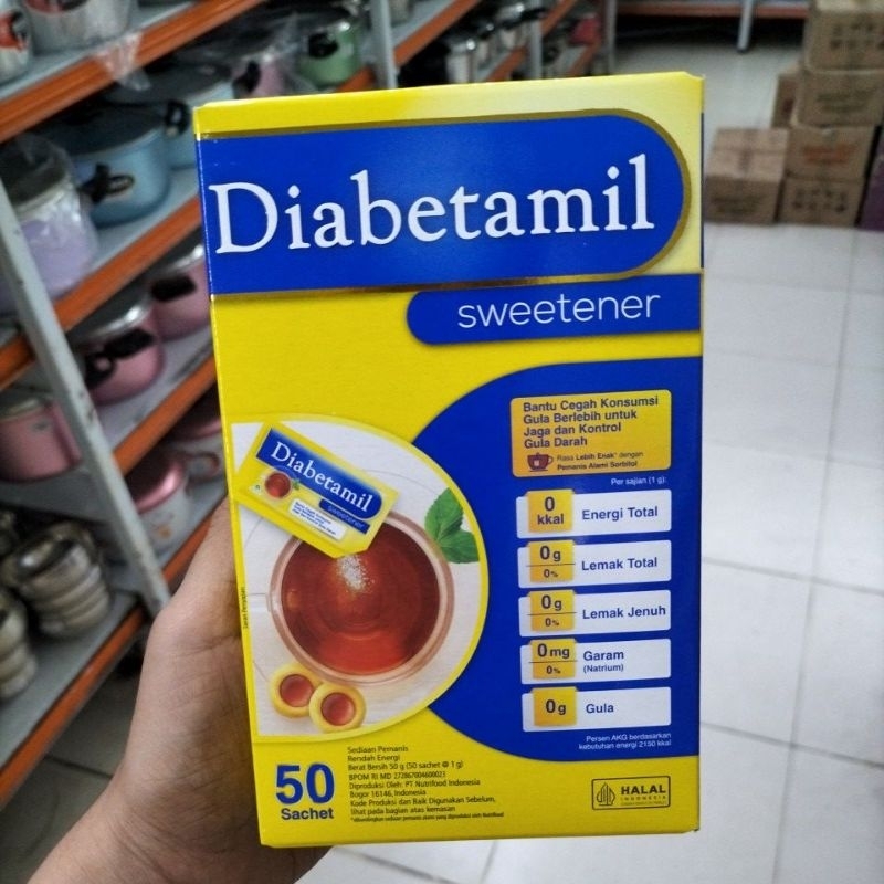 

DIABETAMIL SWEETENER 50 sachet